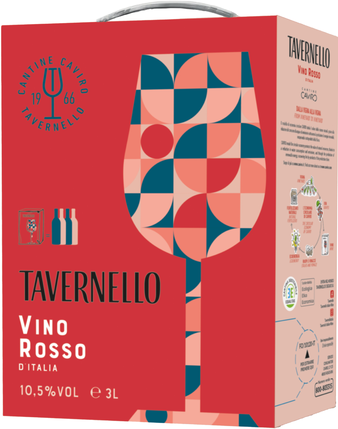 Tavernello Rosso d'Italia BIB 3L